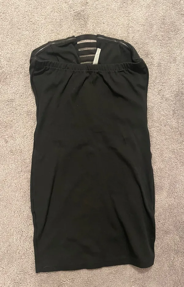 Strapless Black Dress - Image 2