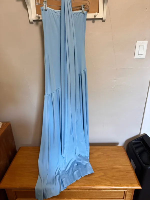 Light blue asymmetrical dress Size XS - Image 2