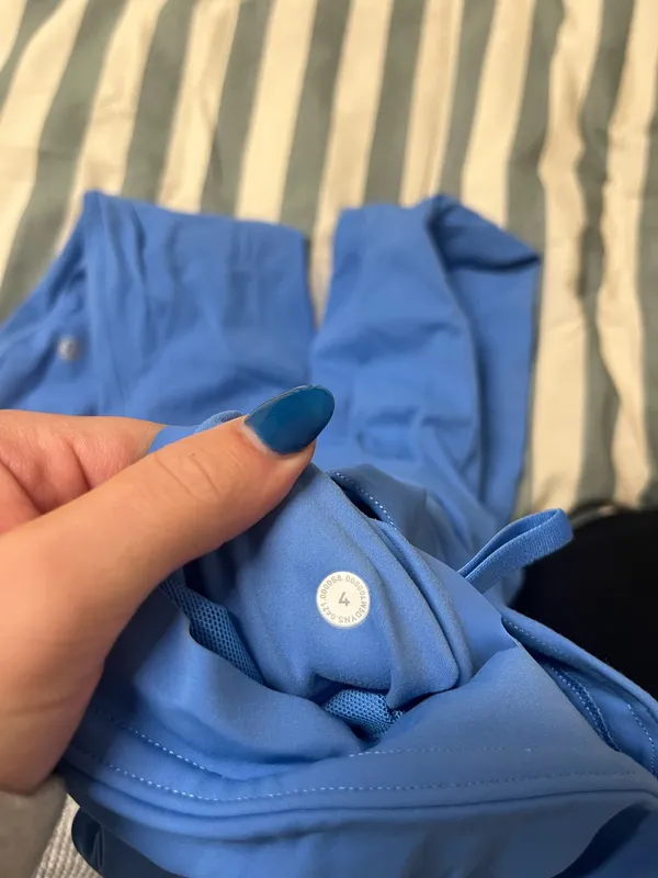 Lululemon Cornflower Blue Fast and Free Leggings - Image 4