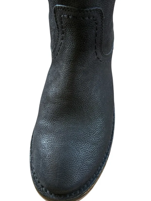 EUC Frye Leather Pull-On Flats Boots Black Size 6 - Image 11