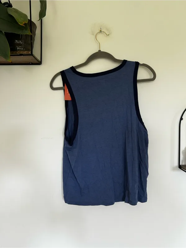 State of Day Intimates Blue Pajama Set Tank & Pants Size‎ Large - Image 6