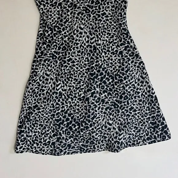 OUTDOOR VOICES‎ The Exercise Dress Snow Leopard Animal Print Tank Shorts X-Small - Image 10
