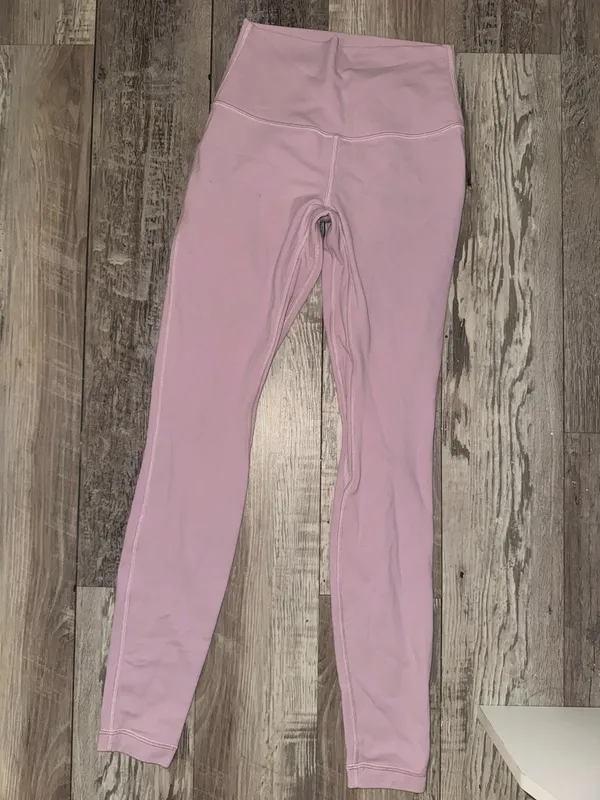 Pink Lululemon Leggings - Image 3