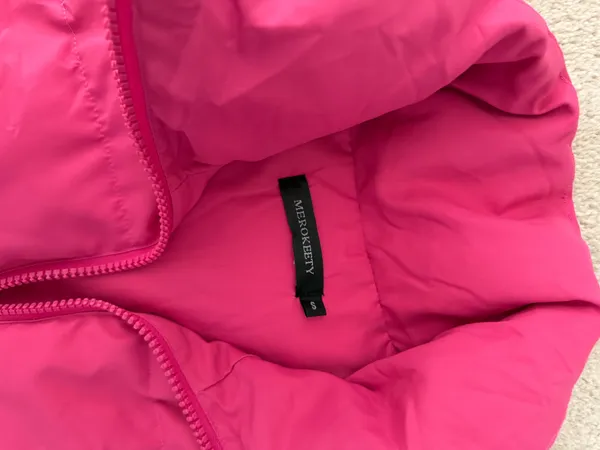 Pink puffy vest - Image 2