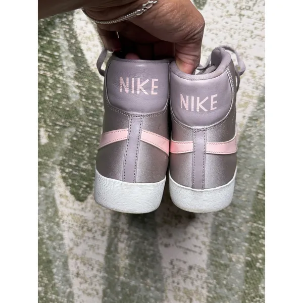 Nike Blazer Mid 77 Smokey Mauve Pink Foam Satin High Top Sneakers CK0838-200 12 - Image 5