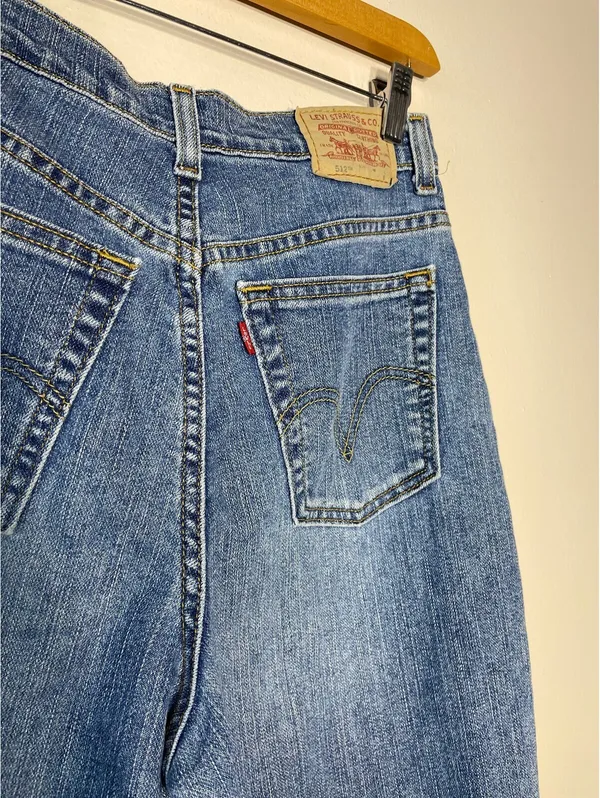 Levi’s VTG 512 Classic Slim Tapered Denim Y2K Grunge 10S - Image 3