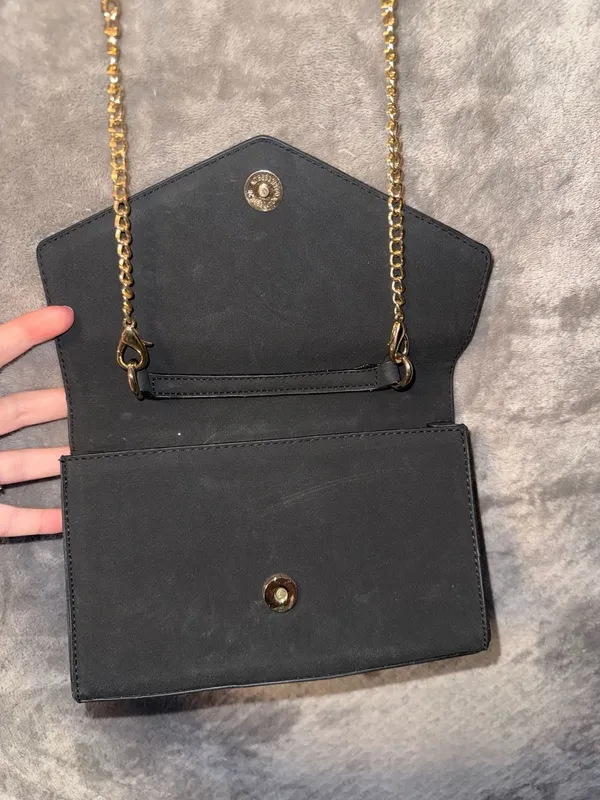 Narwey Patent Leather Flap Clutch for Women Classic Elegant Evening Bag : - Image 7