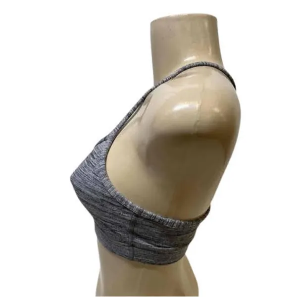 Lululemon Flow Y Sports Bra Grey Size 4 - Image 4