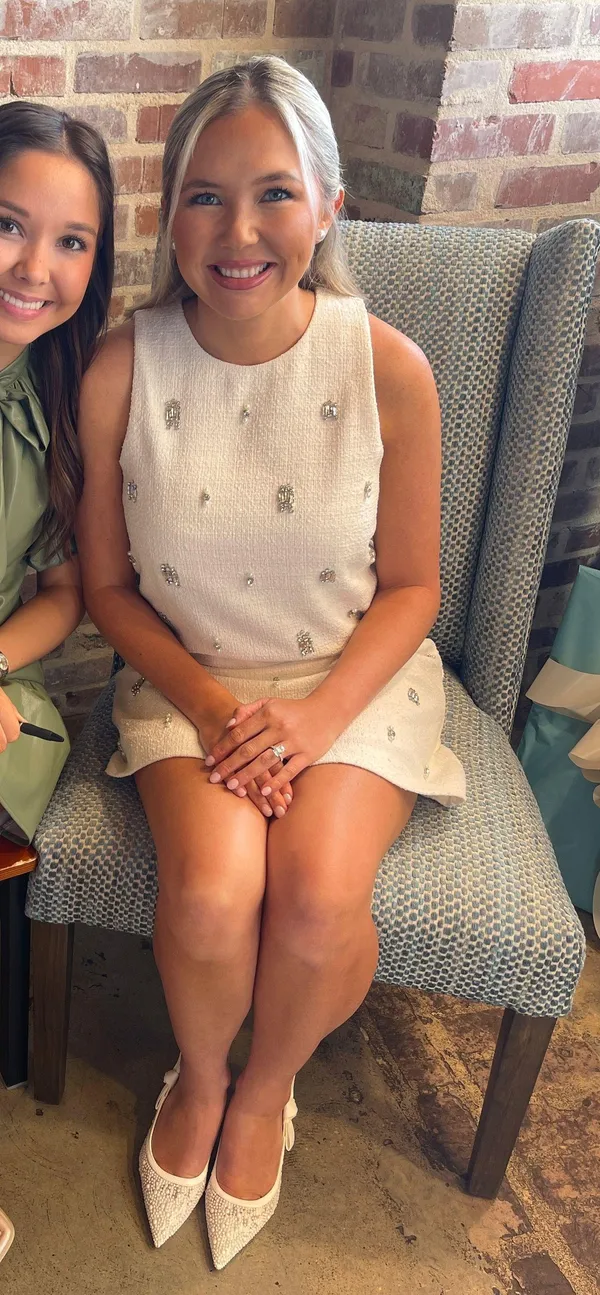 tweed dress White - Image 2