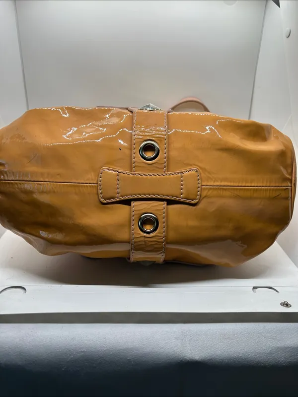 Jimmy Choo Ramona Tan Leather Metal Studded Hobo Shoulder Bag Purse 🔥🔥 - Image 5