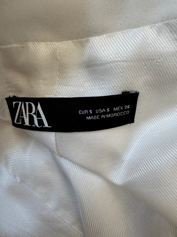 ZARA White  Blazer - Image 2
