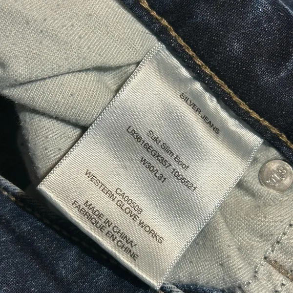 Silver Jeans Women's Slim Boot Blue Denim - Image 6