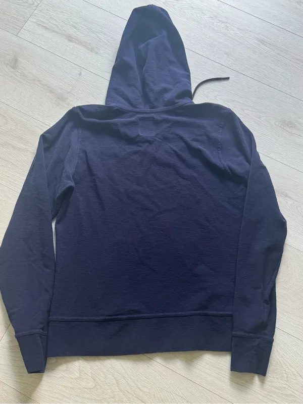 American Giant Full Zip, Embroidered Planet Sweatshirt Hoodie Navy Womens XL - Image 3