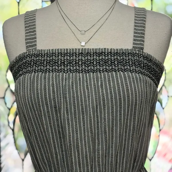 Universal Threads Striped Wide-Leg Cropped Jumpsuit with Tie Waist - Image 2
