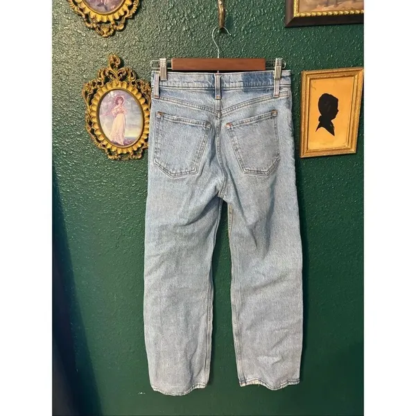 Abercrombie and Fitch The 90’s Relaxed High Rise Jeans Sz 25/0 Short - Image 2