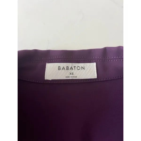 Babaton Aritzia XS Monocle Button Down Shirt Ube Purple - Image 5