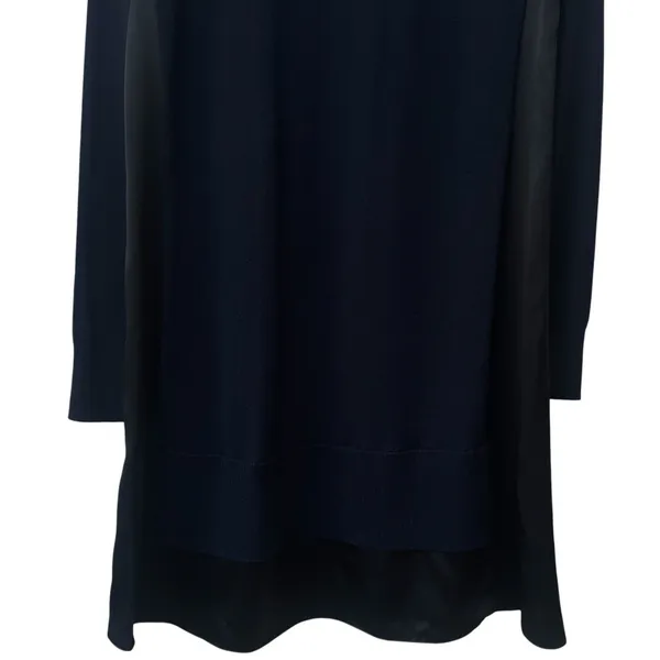 Rag & Bone‎ Sadie Merino Wool & Silk Navy Black Mini Dress Luxury Old Money XS - Image 4