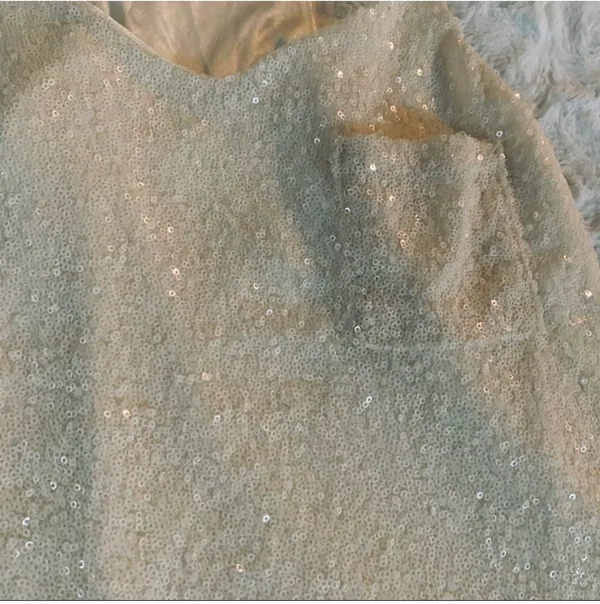 Foreign Exchange style sequin top S - Image 4