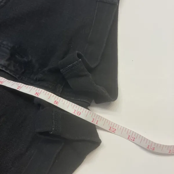 American Eagle Super Hi-Rise Shortie Women 2 Black‎ Super Super Stretch Denim - Image 11