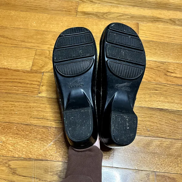 Dansko Solitaire Black Womens Size 40 Clog Open Back Slip On Professional - Image 10