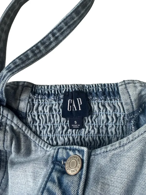 Gap Patchwork Denim Corset Top - Image 3