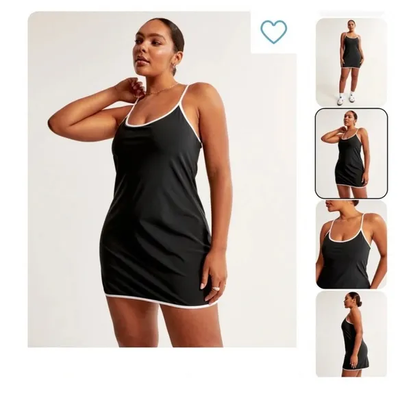 Abercrombie & Fitch Traveler Mini Dress Size XL Navy Tennis Workout - Image 3