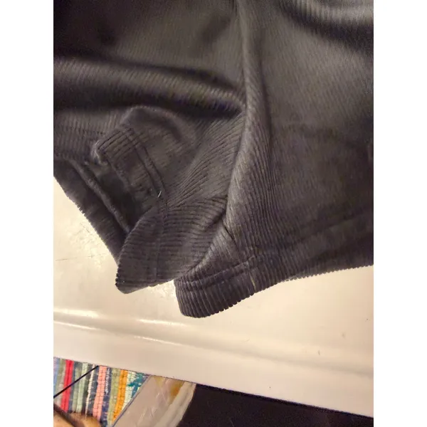 Mono B Black‎ Ribbed Velvet Cargo Skort Elastic Waist Small NEW - Image 6
