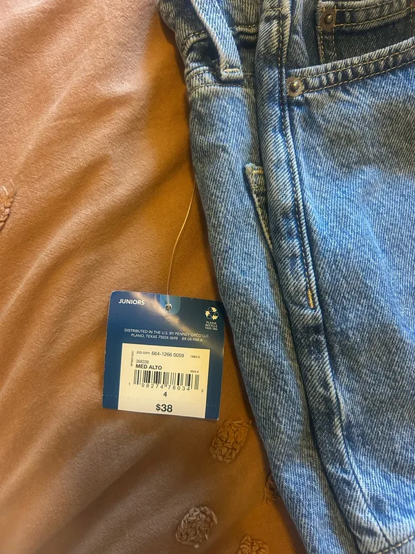 Jean Skirt Blue Size 4 - Image 3