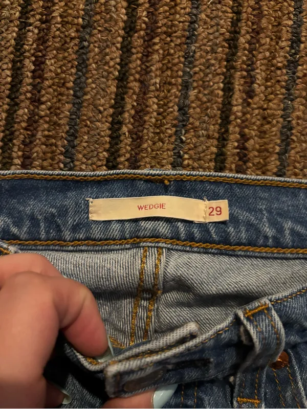 Levi Wedgie Jeans - Image 2
