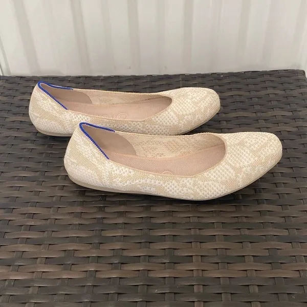 Rothy’s square toe Lily, knit pattern shoes, women’s size 9 - Image 2