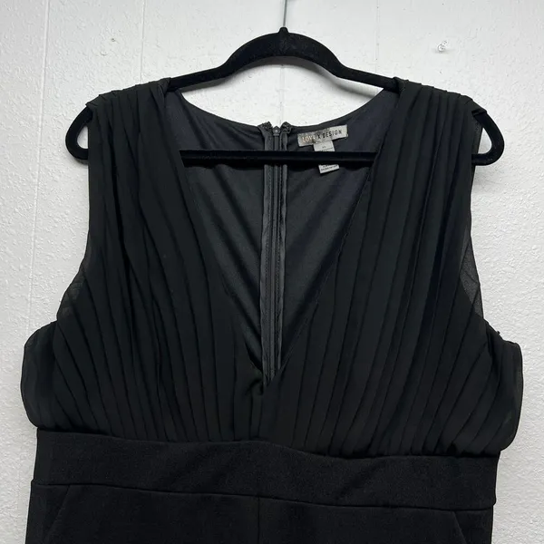 Love X Design Womens Party Event Evening High Waisted Wide Leg Jumpsuit Size XL - Image 4