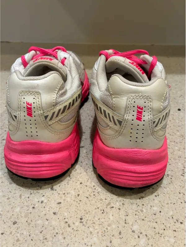 Nike Womens Size 9.5 Initiator Running White Silver Pink 394053-106 Sneakers - Image 3