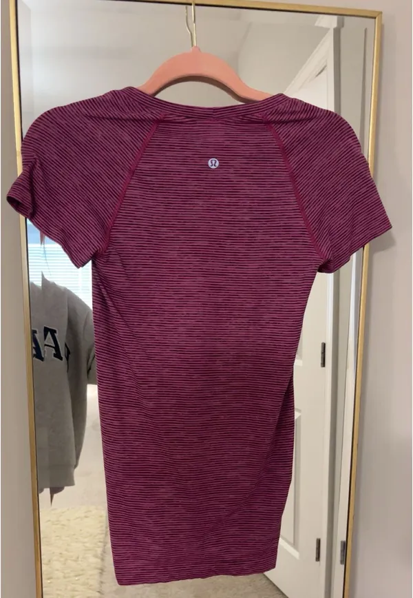 Lululemon Wee Are From Space Sonic Pink Gray Swiftly Tech Short Sleeve Top 2.0 - Image 2
