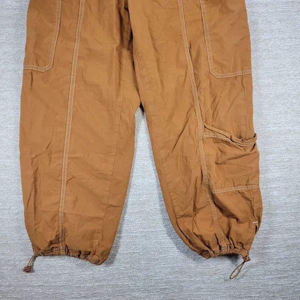 BDG Urban Outfitters Cargo Joggers Size M Brown High Rise Baggy Gorpcore Utility - Image 3