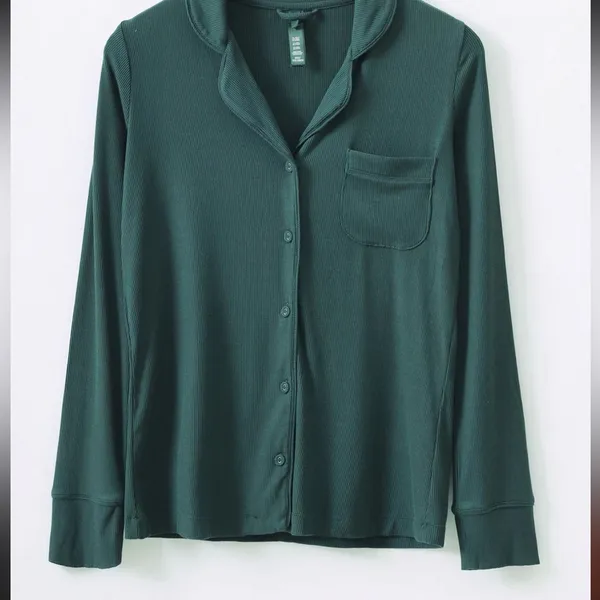 SKIMS pajamas set green M - Image 4
