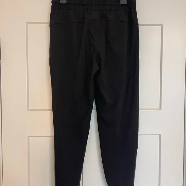 Women's Black Joggers with Drawstring Waist Size M - Image 2