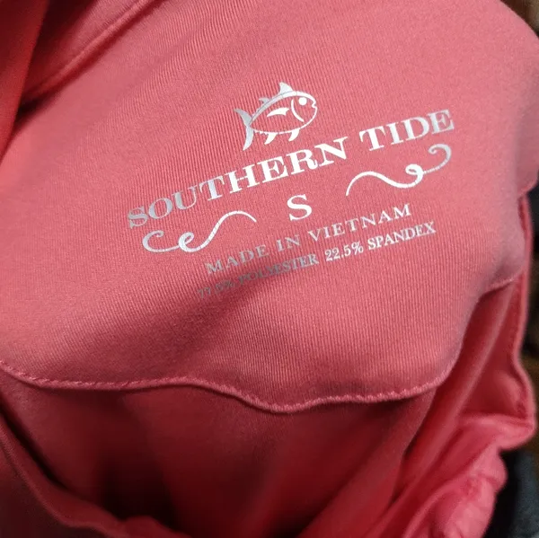 Southern Tide Josette Mixed Media Full Zip Light Weight Jacket - Image 4