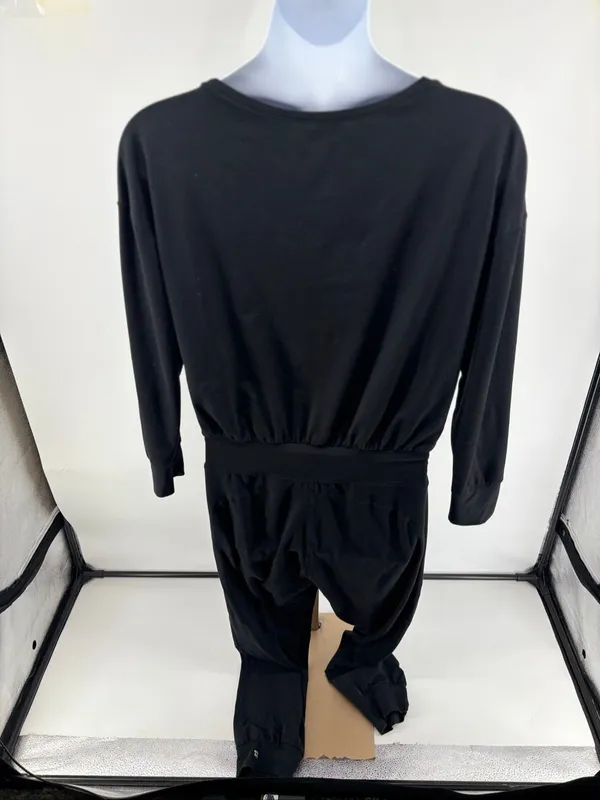 Sweaty Betty Gaia Jumpsuit Womens Medium Black Pockets - Image 10