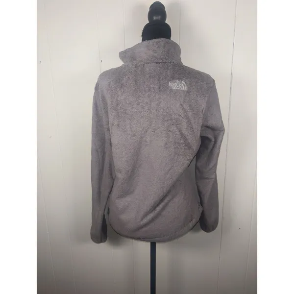 The North Face Osito Fleece Jacket‎ Womens Medium Gray Full Zip Soft High Pile - Image 3
