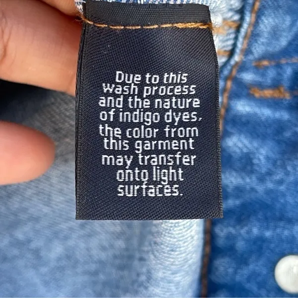 Madewell oversize jean jacket small - Image 8