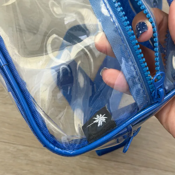 Vacation Sunscreen Blue Clear Fanny Pack - Image 7