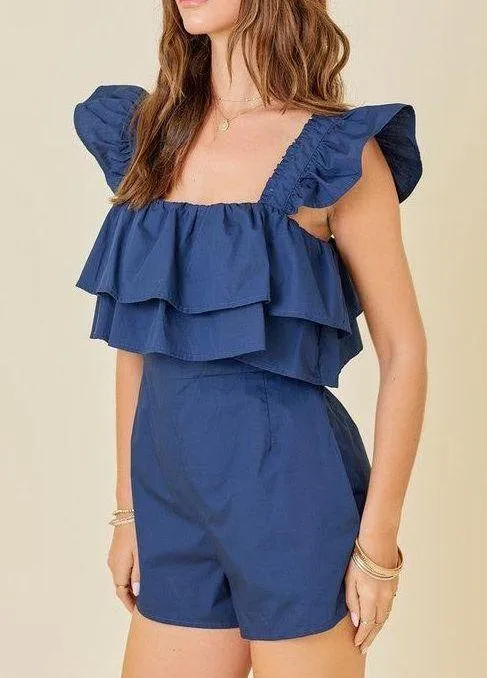 Blue Romper Size M - Image 2