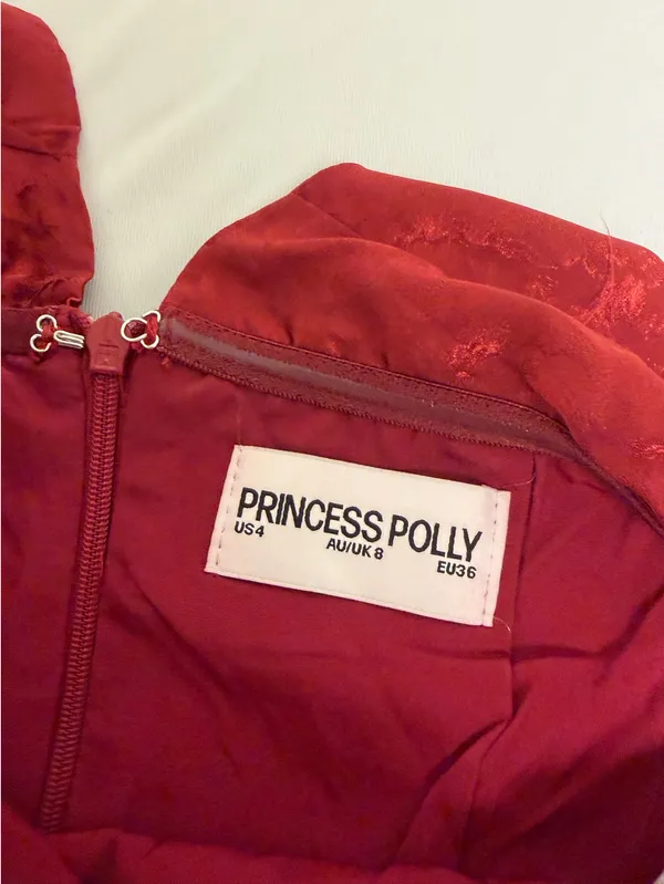 Princess Polly Mini Dress Red - Image 2