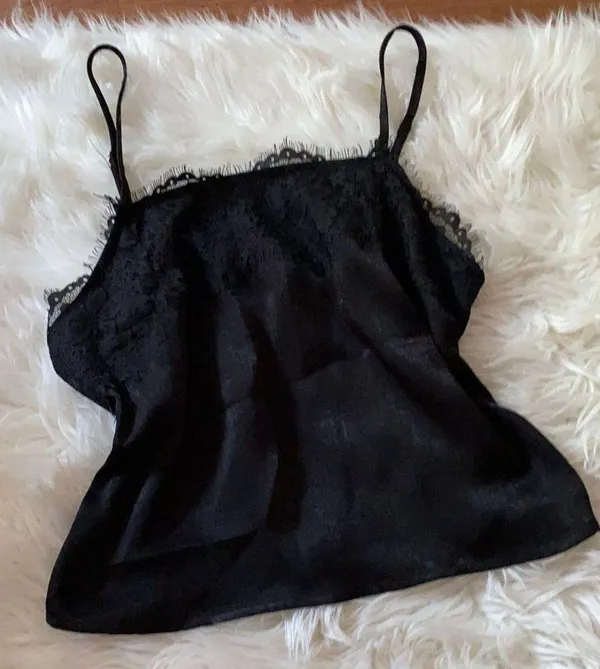 Forever 21 silk lace trim tank - Image 2