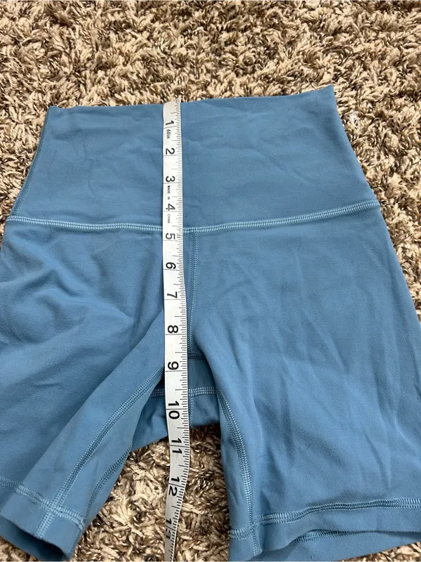 Lululemon Align High-Rise Short 6 Utility Blue Sz 2 - Image 13