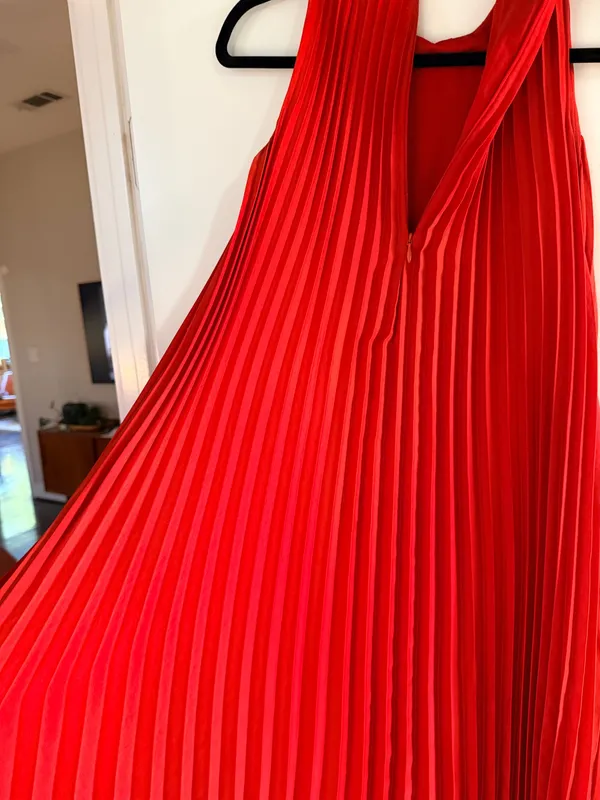 Vince red sleeveless dress - Image 5