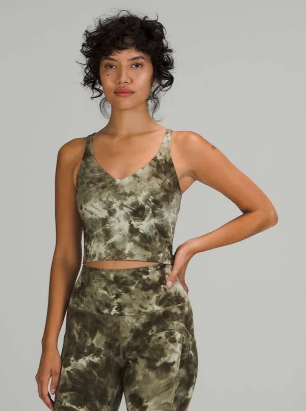 Lululemon Align Tank Top Diamond Dye Light Sage Medium Olive 6 - Image 5