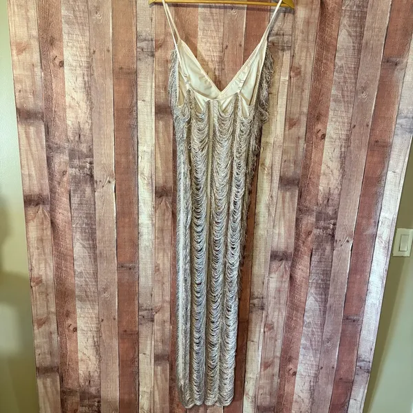 PrettyLittle Thing‎ Rose Gold Dress Size 4 - Image 2