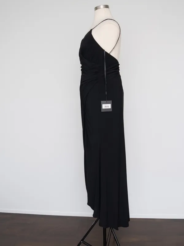 Mac‎ Duggal - Faux Wrap V-Neck Open Back Gown 26695 - Image 7