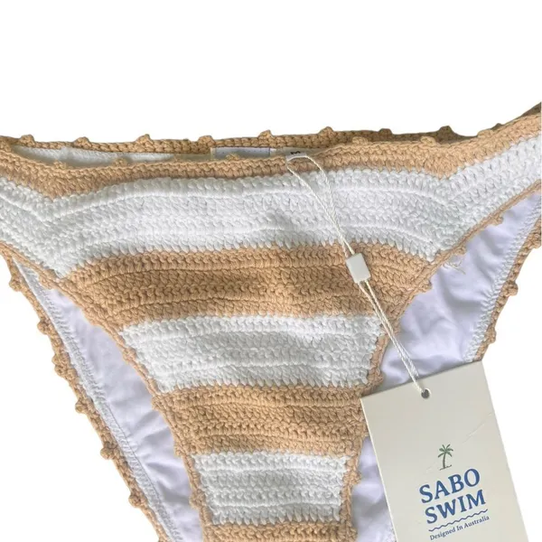 Sabo Skirt Sabo Swim Avani Crochet Bottom M NWT - Image 3